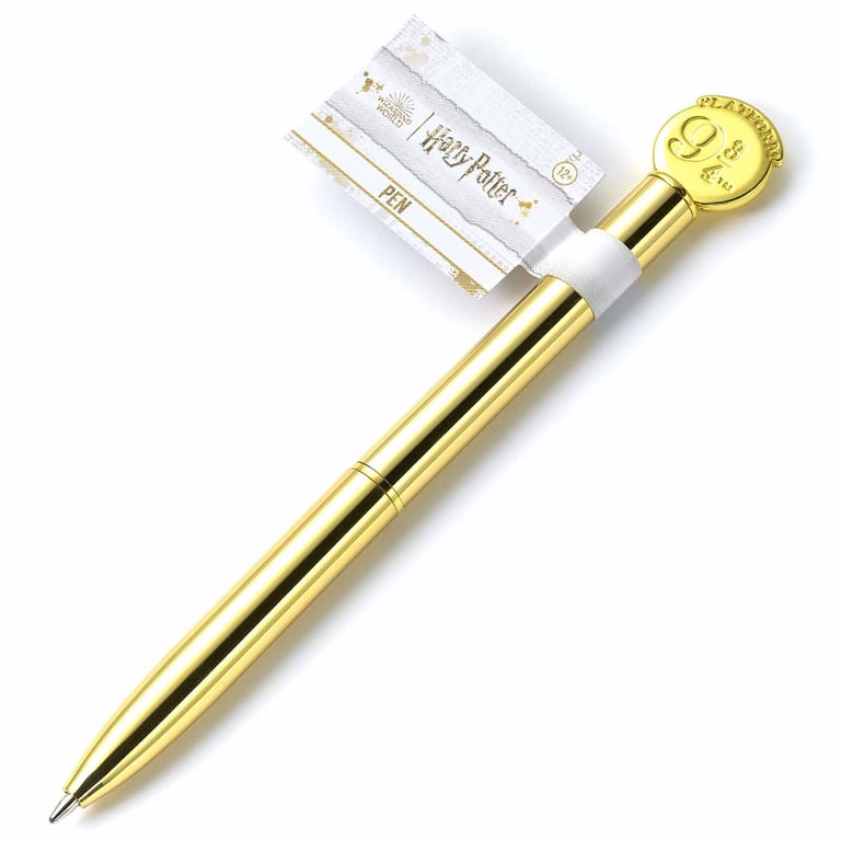 Harry Potter Platform 9 & 3 Quarters Golden Ballpoint Pen