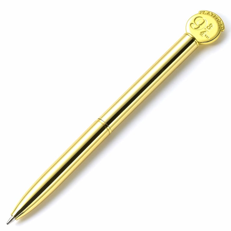 Harry Potter Platform 9 & 3 Quarters Golden Ballpoint Pen