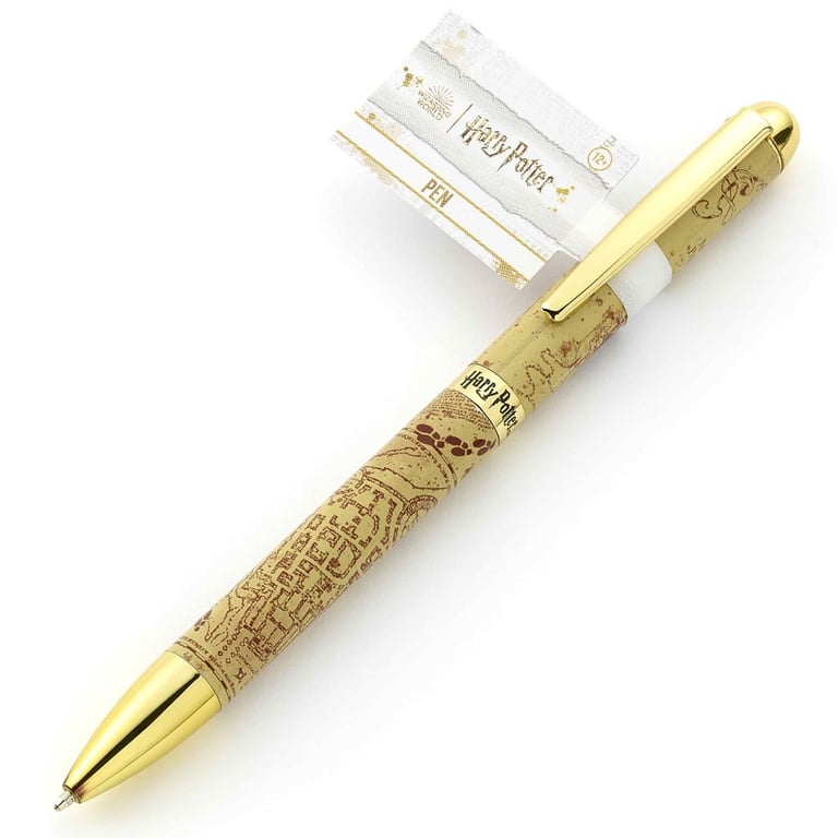Harry Potter Marauder s Map Golden Tip Black Ink Pen