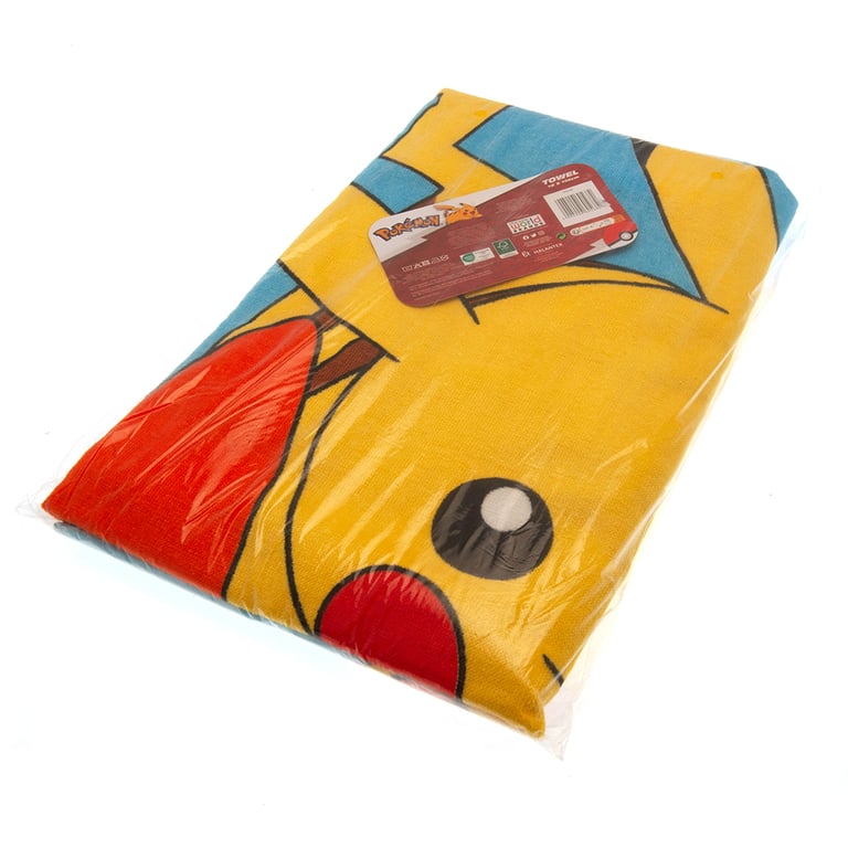 Pikachu and Scorbunny Velour 100 Cotton Beach Towel