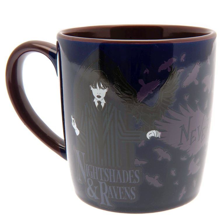 Wednesday Ceramic Mug & Cork Coaster Gift Set in Tin