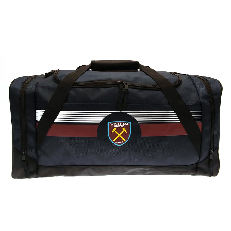 West Ham United FC Ultra Holdall - Large Zipped Football Club Team Crest Bag