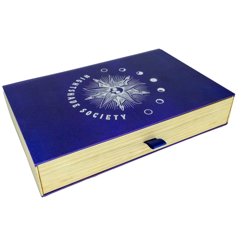 Wednesday Keepsake Gift Set - Nightshade Society A5 Notebook & Stationery Bundle