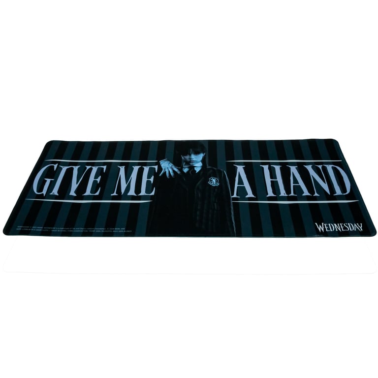 Wednesday Jumbo Neoprene Desk Mat - Anti-Slip & Vibrant Workspace Accessory