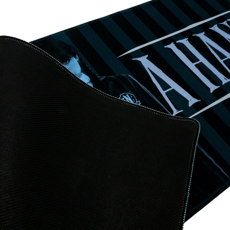 Wednesday Jumbo Neoprene Desk Mat - Anti-Slip & Vibrant Workspace Accessory