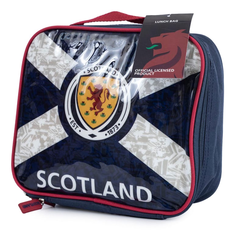 Scottish FA Navy Blue Lunch Bag - Double Zipped Scotland Crest Design