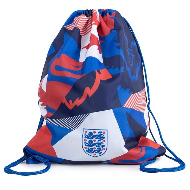 England FA Patch Polyester Gym Bag with Drawstring Closure and Boot Design