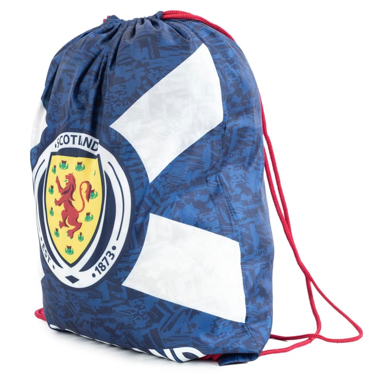 Scottish FA Navy Blue Gym Bag - Waterproof Polyester Construction