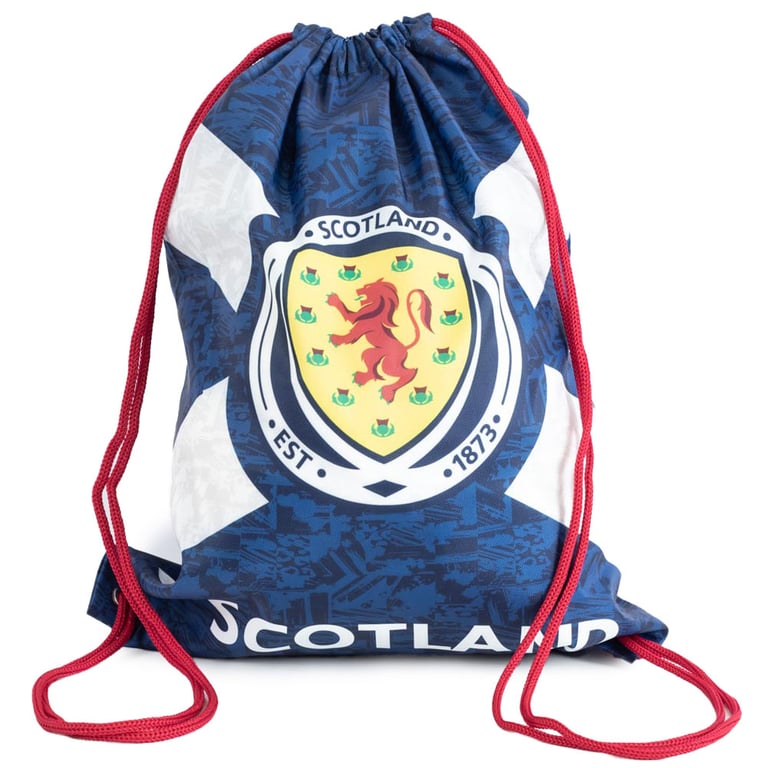 Scottish FA Navy Blue Gym Bag - Waterproof Polyester Construction