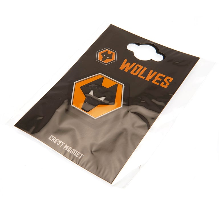 Wolverhampton Wanderers FC 3D Fridge Magnet - Soft PVC Magnet with Club Badge Decoration for Your Fridge or Metal Surface