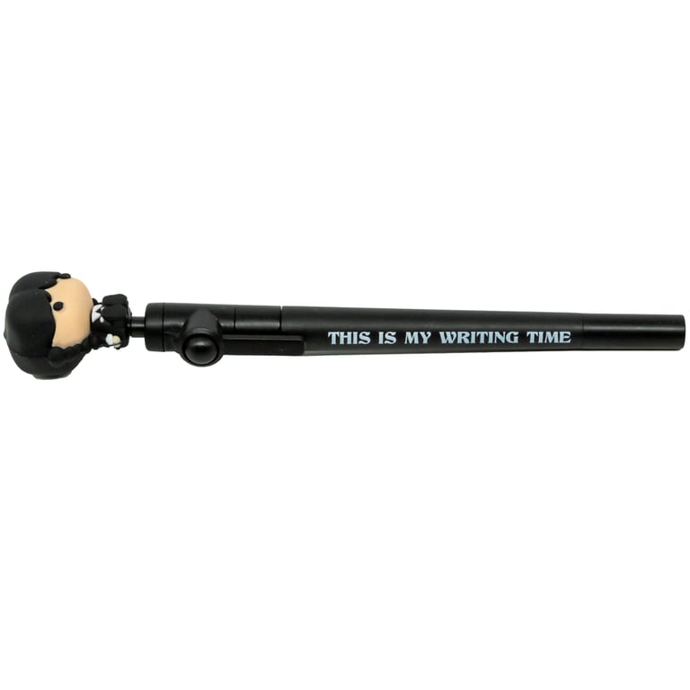 Wednesday Fidget Pen with Spinning Wednesday and Black Ink Ballpoint Pen