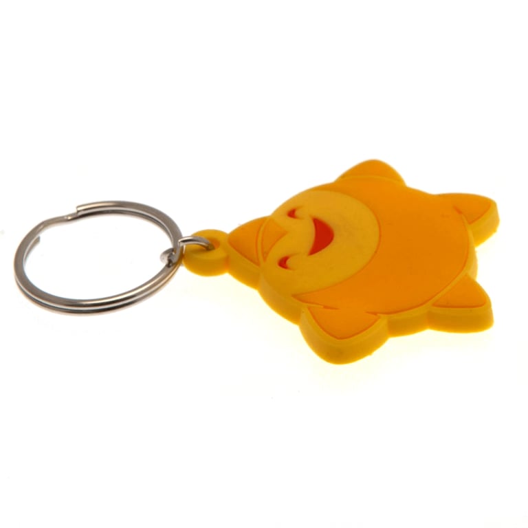 Durable 5mm PVC Split Ring Keychain - Colorful and Durable Keyring