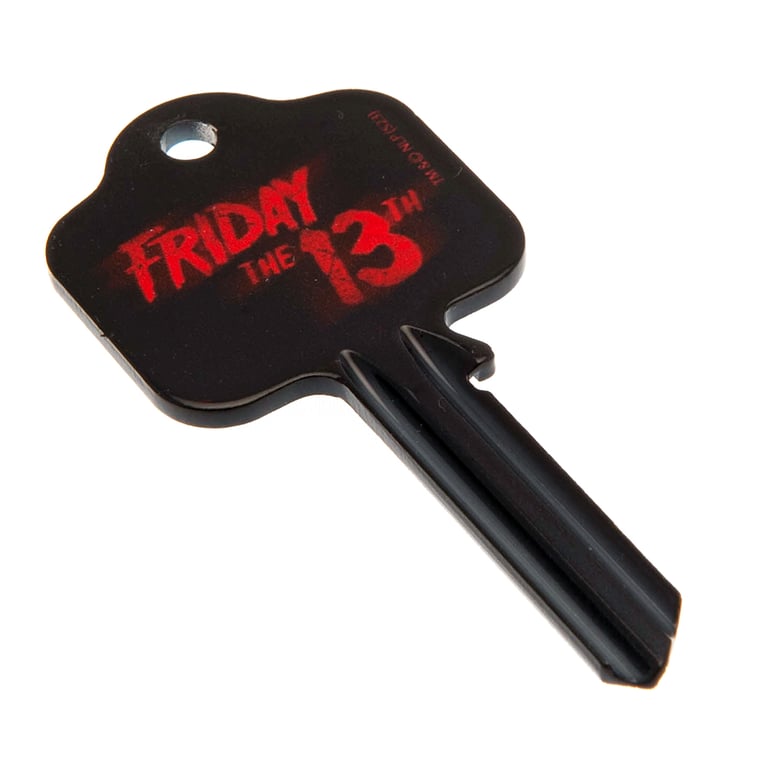Friday The 13th Door Key - UL2 & UL054 Compatible, Detailed Jason Design