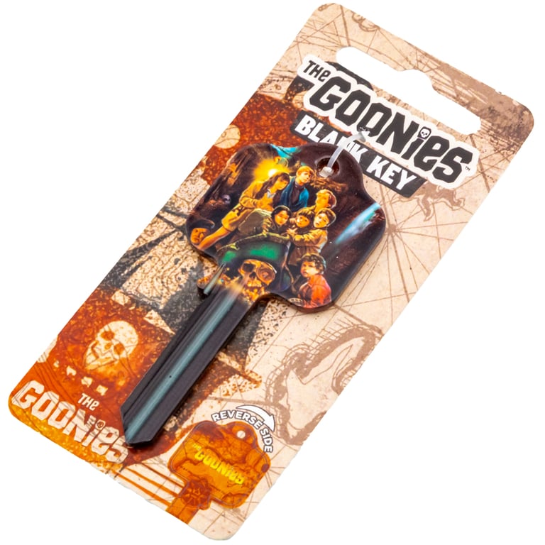 The Goonies Door Key - UL Rated Blank Key with Detailed Print