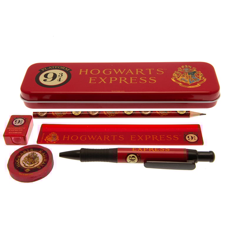 Harry Potter Deluxe Stationery Set - 11 Piece Bumper Kit with A5 Notepad and Metal Tin