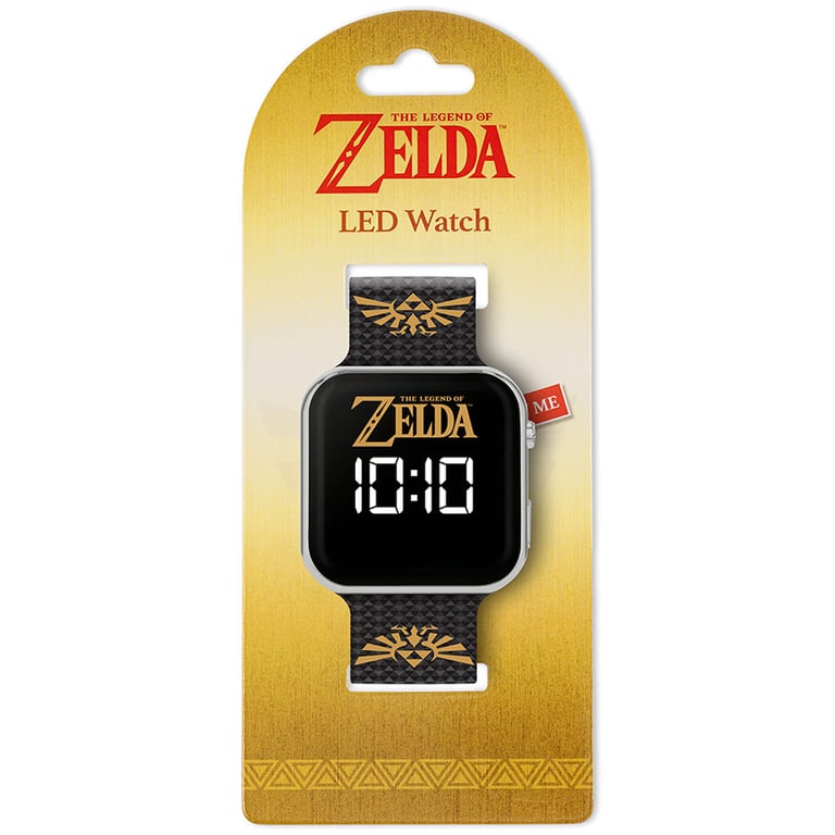 The Legend of Zelda Junior LED Digital Watch - Easy to Read Display with Silicone Strap and 1 Year Guarantee