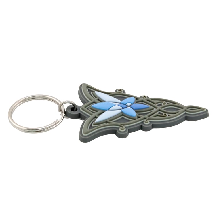 Lord of the Rings Evenstar PVC Keyring - Durable, Colourful Collectible Keychain