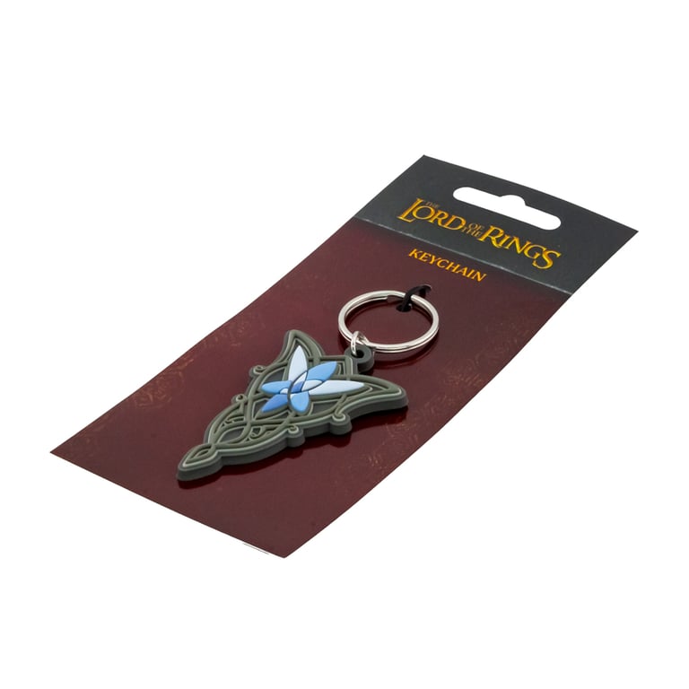 Lord of the Rings Evenstar PVC Keyring - Durable, Colourful Collectible Keychain