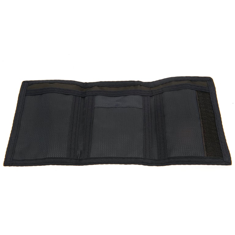 Manchester City FC Particle Wallet - Polyester Club Crest Wallet with 5 Compartments and Zipped Pocket