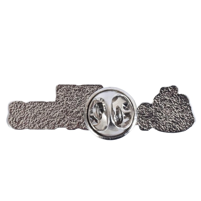 Newcastle United FC Metal Die Stamped Magpies Badge - Full Colour Infill and Butterfly Clasp Pin