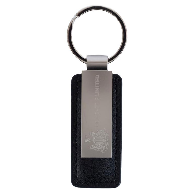 Newcastle United FC Executive Leather Key Fob with Engraved Club Crest