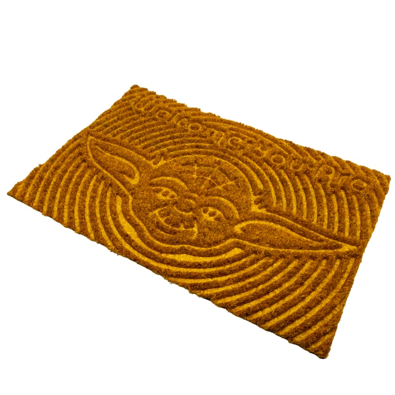 Star Wars Yoda Embossed Coir Doormat - Durable Indoor/Outdoor Welcome Mat