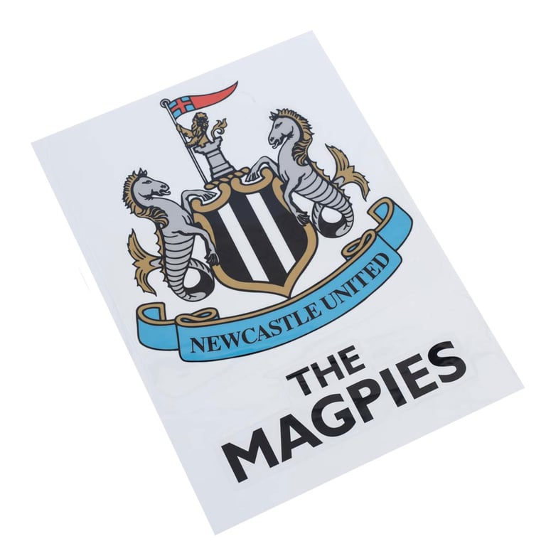 Newcastle United FC A3 High-Quality Gloss Finish Car Decal
