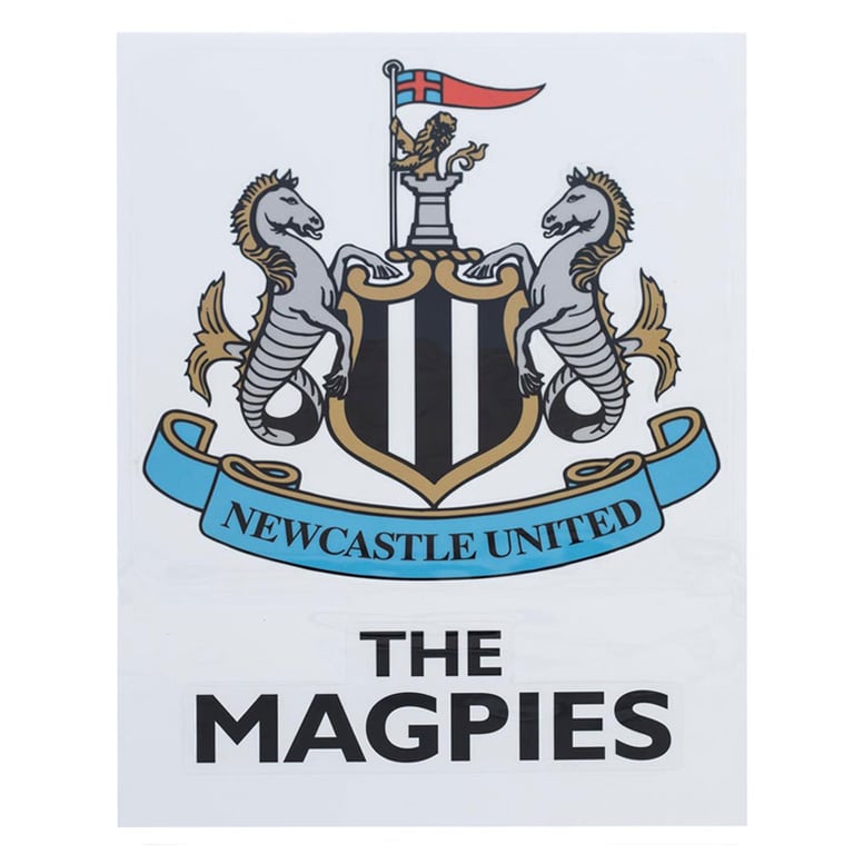 Newcastle United FC A3 High-Quality Gloss Finish Car Decal