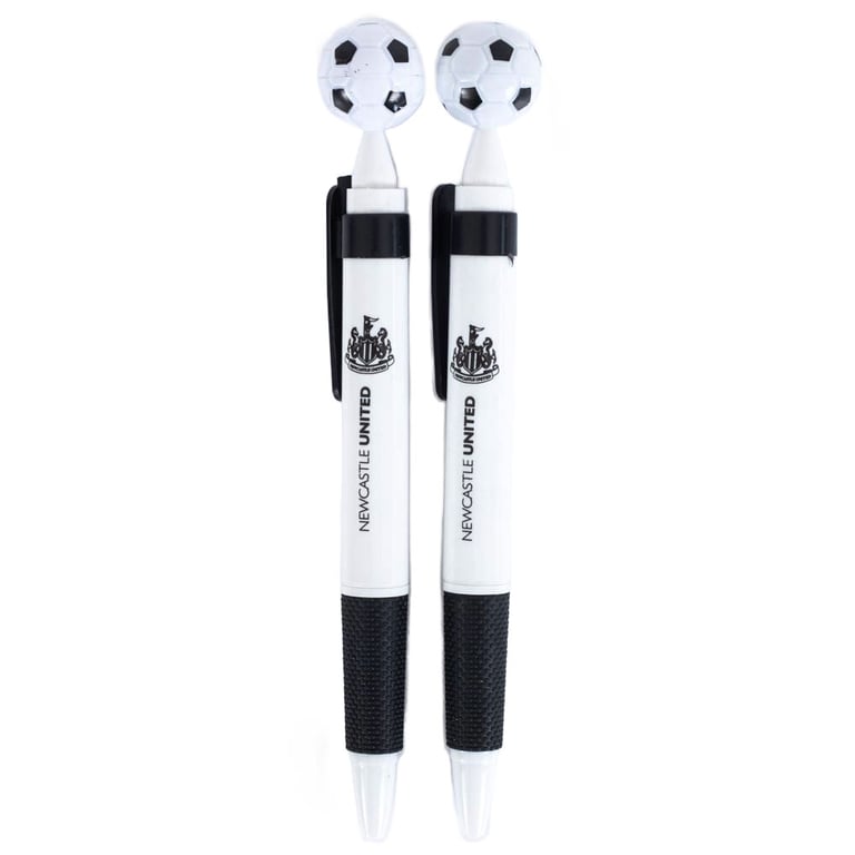 Newcastle United FC 2pk Retractable Ballpoint Pens - Football Crest Design
