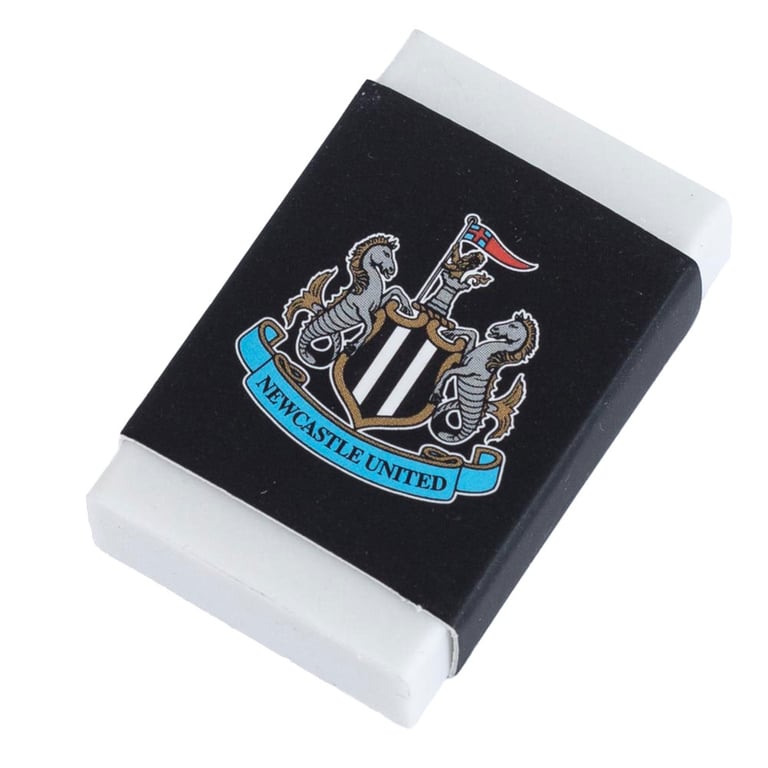 Newcastle United FC Core 5pc Stationery Set - Pencil Sharpener & Ruler Included