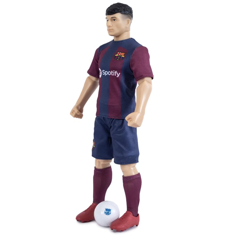 FC Barcelona Pedri Action Figure - 6 Points of Articulation with FCB Football Included