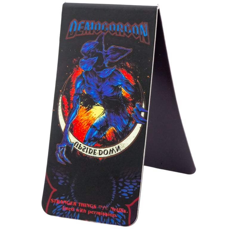 Stranger Things Demogorgon Magnetic Bookmark - Official Fan Club Edition