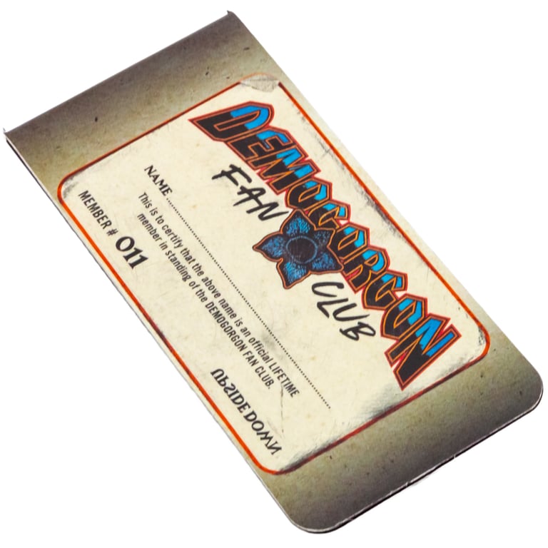 Stranger Things Demogorgon Magnetic Bookmark - Official Fan Club Edition