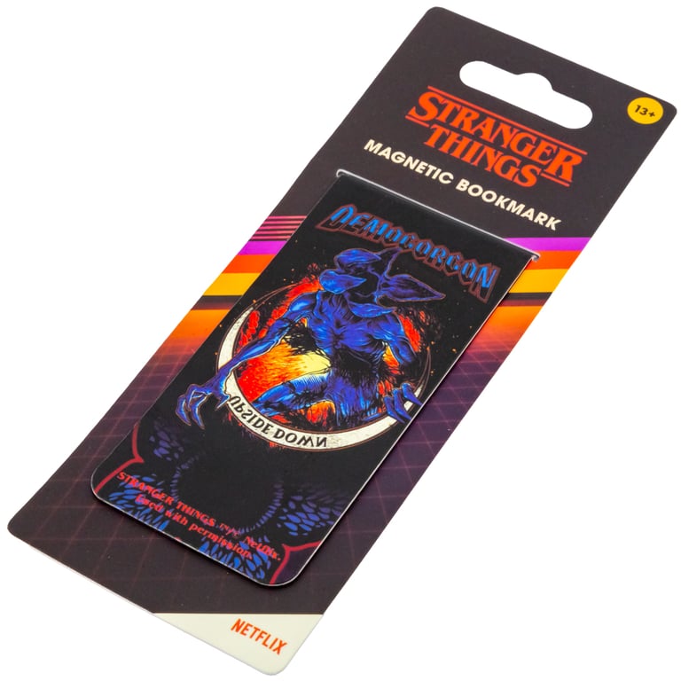 Stranger Things Demogorgon Magnetic Bookmark - Official Fan Club Edition