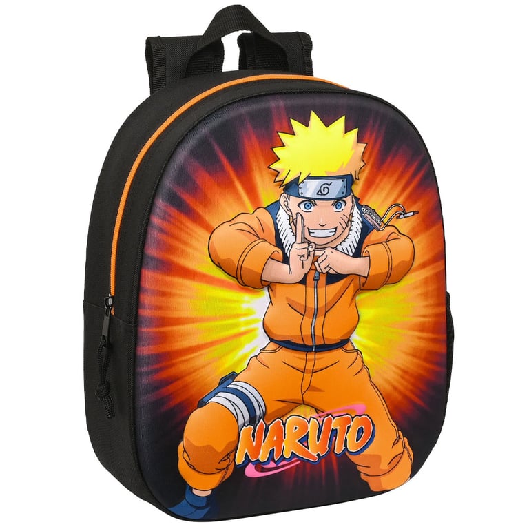 Naruto Uzumaki Large Capacity 3D Backpack with Adjustable Straps