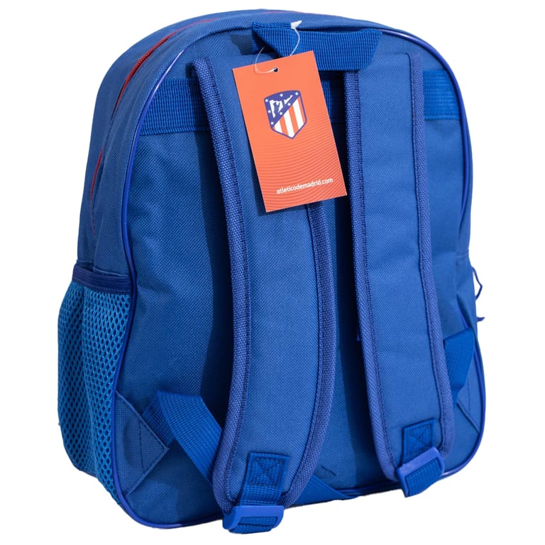 Atletico Madrid FC Junior Backpack - Padded Shoulder Straps & Mesh Panel Design