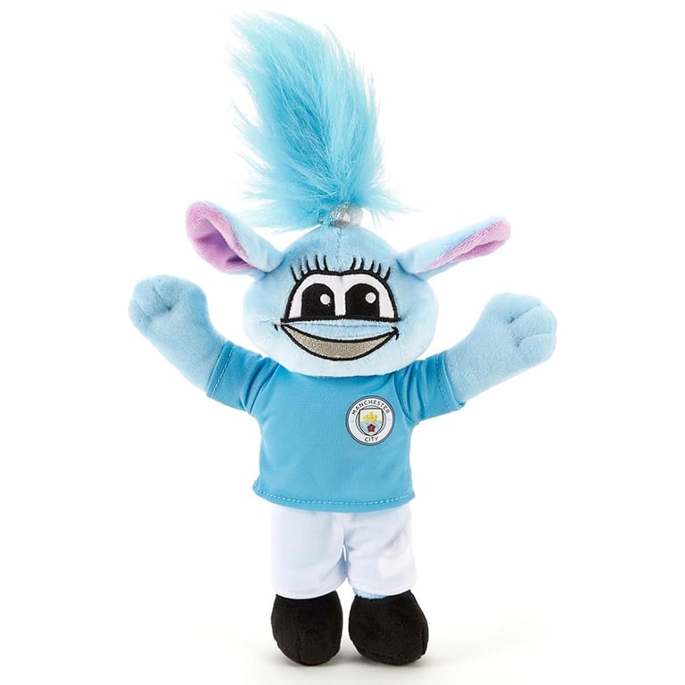 Manchester City FC Plush Moonbeam Mascot - Soft Touch Crest Edition 100 Polyester Toy