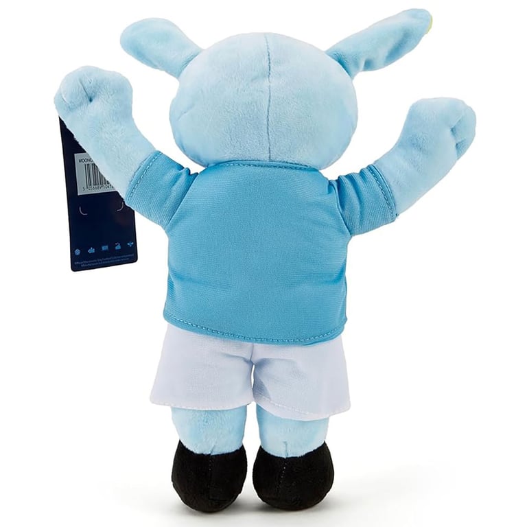 Manchester City FC Plush Moonchester Mascot - Soft 100 Polyester Football Club Crest Toy