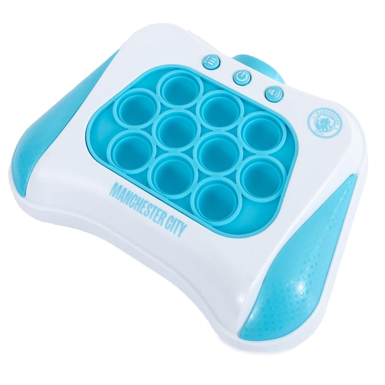 Manchester City FC Pop Puzzle Game - Hand Held Sensory Fidget Toy with Multiplayer Mode
