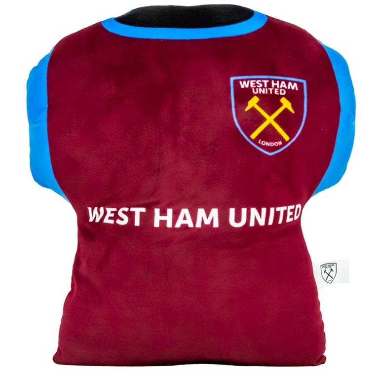 West Ham United FC Claret and Sky Soft Plush Cushion