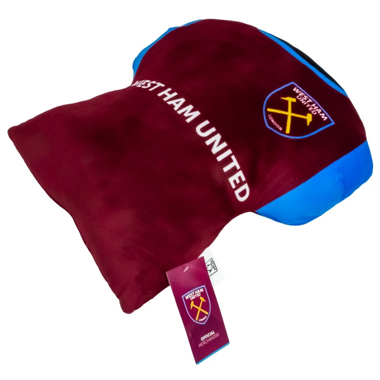 West Ham United FC Claret and Sky Soft Plush Cushion