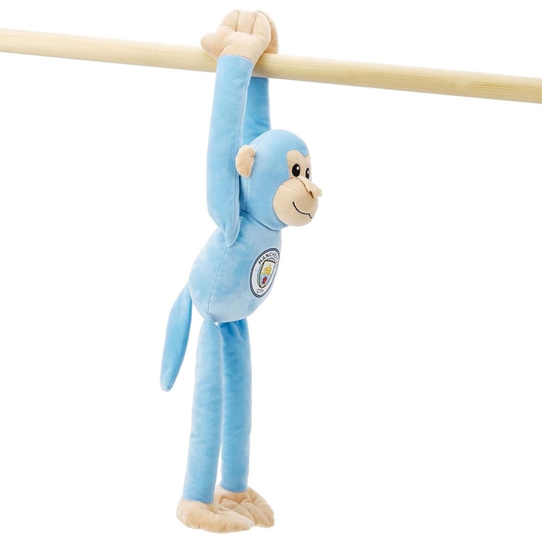 Manchester City FC Sky Blue Plush Hanging Monkey Toy