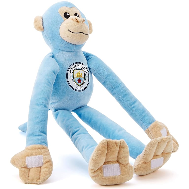 Manchester City FC Sky Blue Plush Hanging Monkey Toy