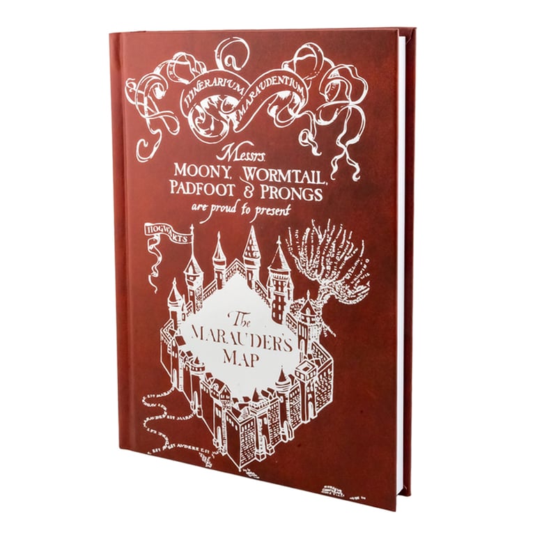 Harry Potter Marauder s Map A5 Hardback Premium Notebook