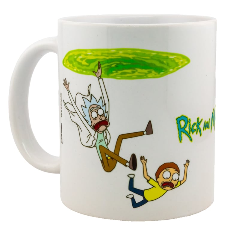 Rick And Morty Ceramic Coffee Mug - Travel Through Universes in Style