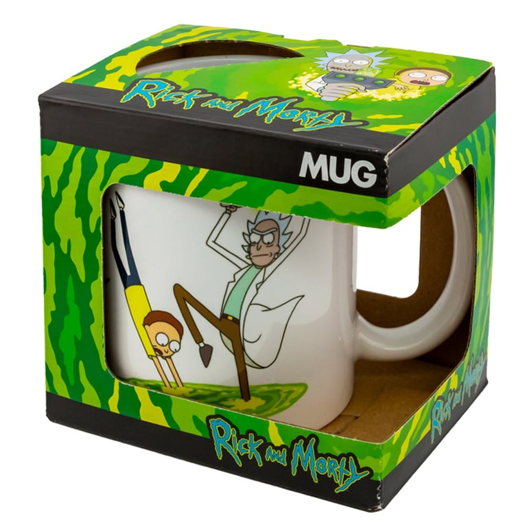 Rick And Morty Ceramic Coffee Mug - Travel Through Universes in Style