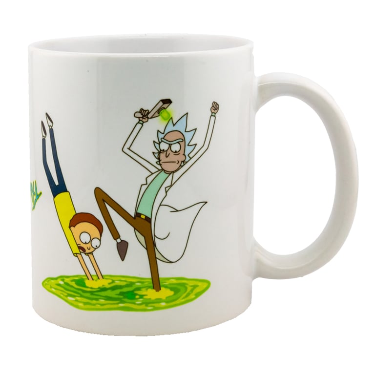 Rick And Morty Ceramic Coffee Mug - Travel Through Universes in Style