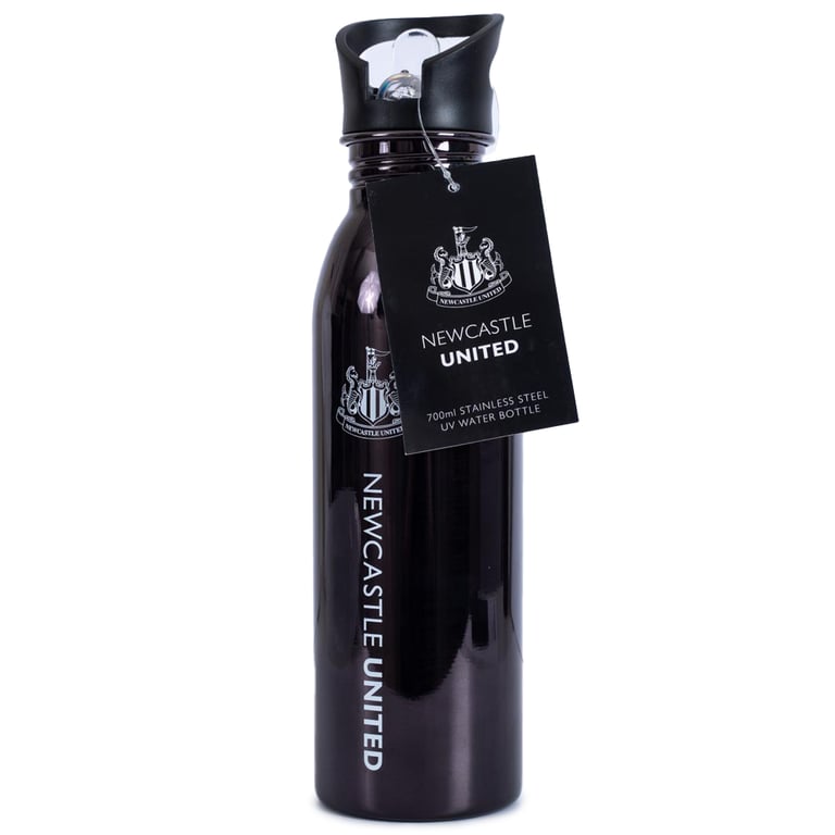 Newcastle United UV Metallic Stainless Steel Water Bottle