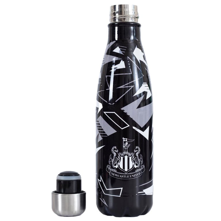 Newcastle United FC Fragment Stainless Steel Thermal Vacuum Flask - 24hr Insulation