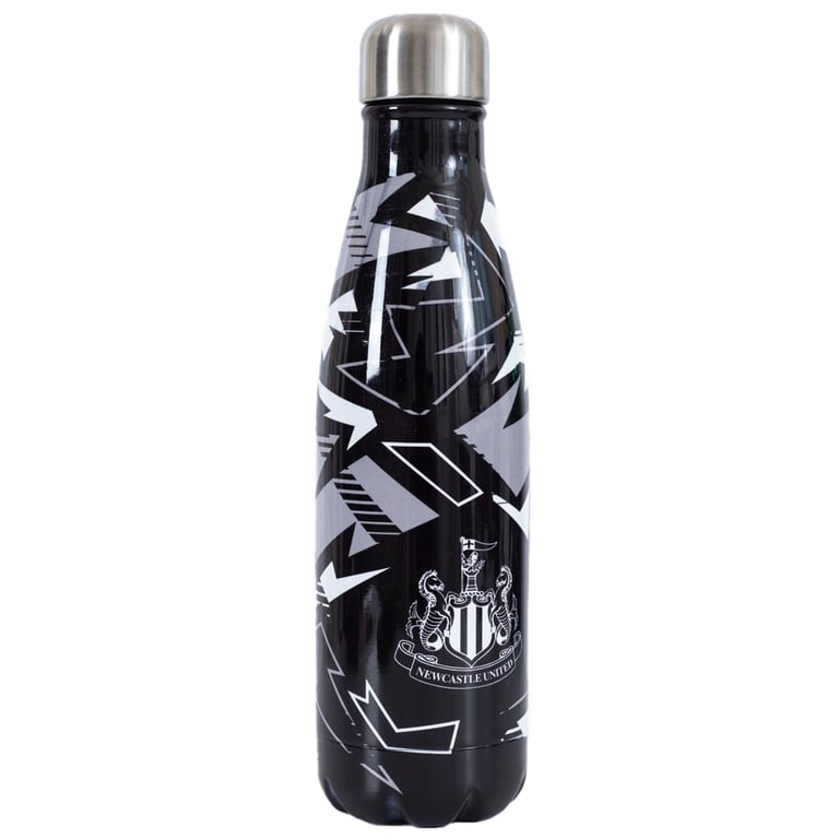 Newcastle United FC Fragment Stainless Steel Thermal Vacuum Flask - 24hr Insulation